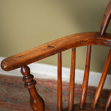 Load image into Gallery viewer, Late 19th century Windsor armchair, c.1870–1900.
