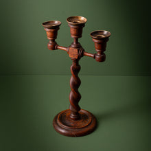 Load image into Gallery viewer, 19th Century Oak Candelabra
