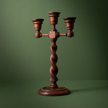 Load image into Gallery viewer, 19th Century Oak Candelabra
