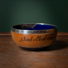 Load image into Gallery viewer, Royal Doulton Mottowear Bowl with Silver Rim
